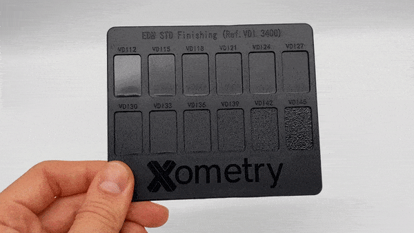 Injection moulding VDI surface finishes