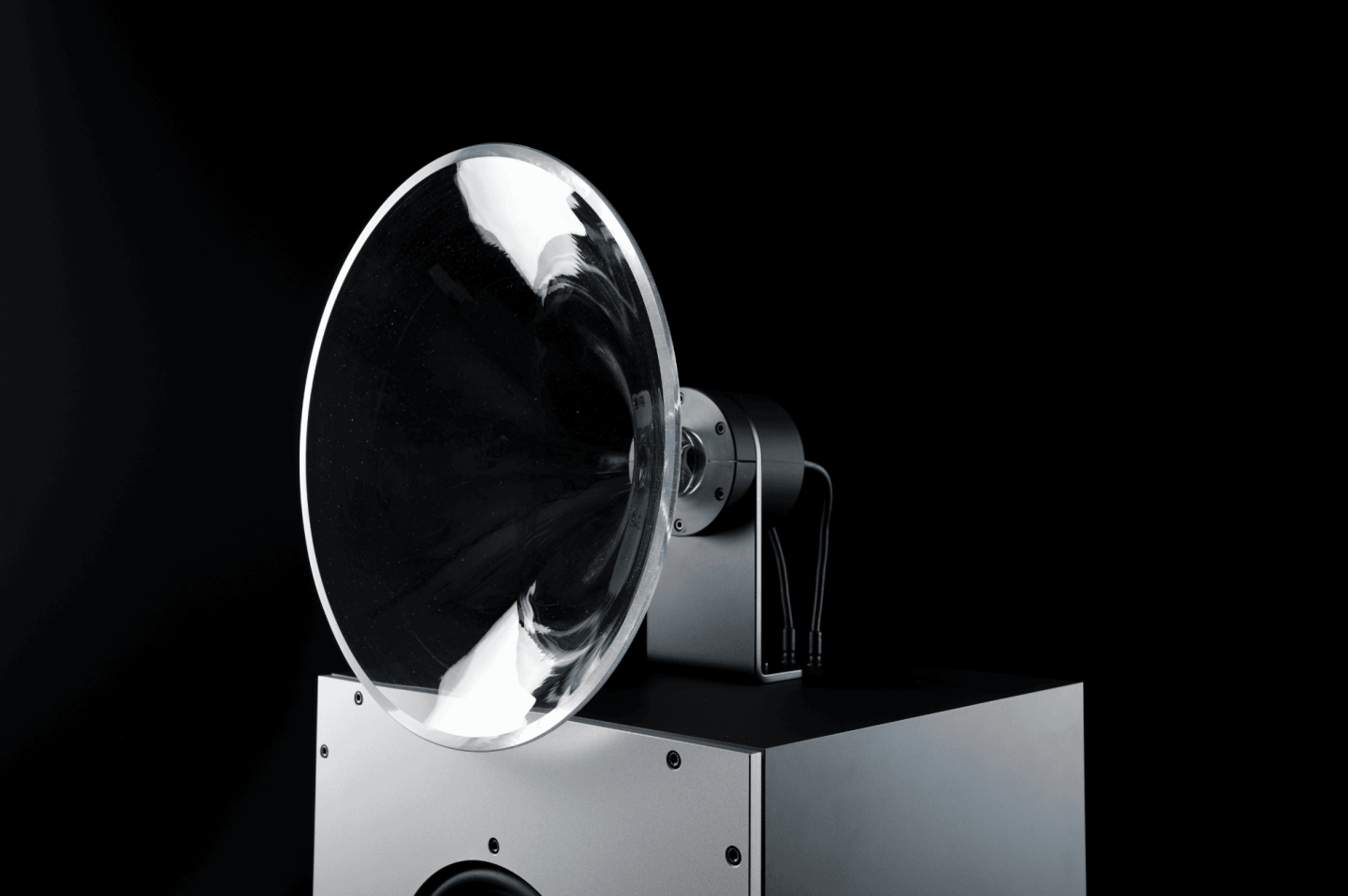 玻璃號角的特寫展示